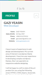 Mobile Screenshot of gaziyeasin.com